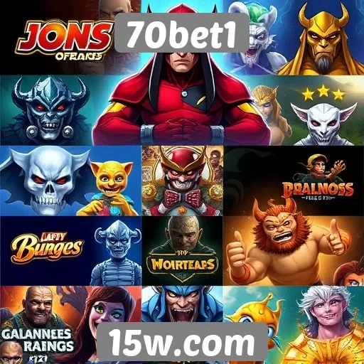 Análise da variedade de jogos disponíveis no 70bet1