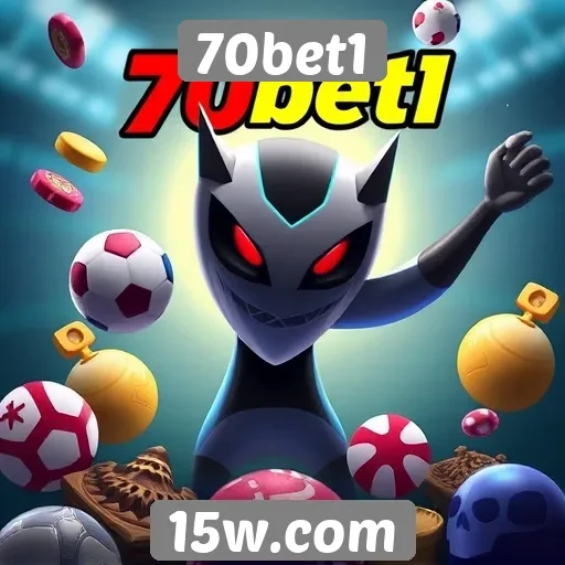 Variedade de jogos disponíveis no 70bet1